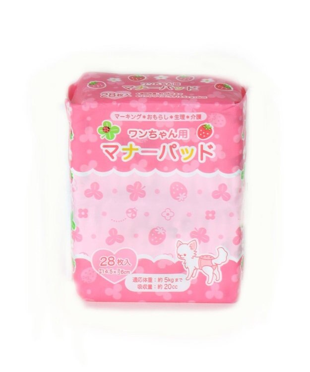 PET PARADISE ペティソワン　わんちゃん用マナーパッド（小）　28枚入り ピンク（淡）