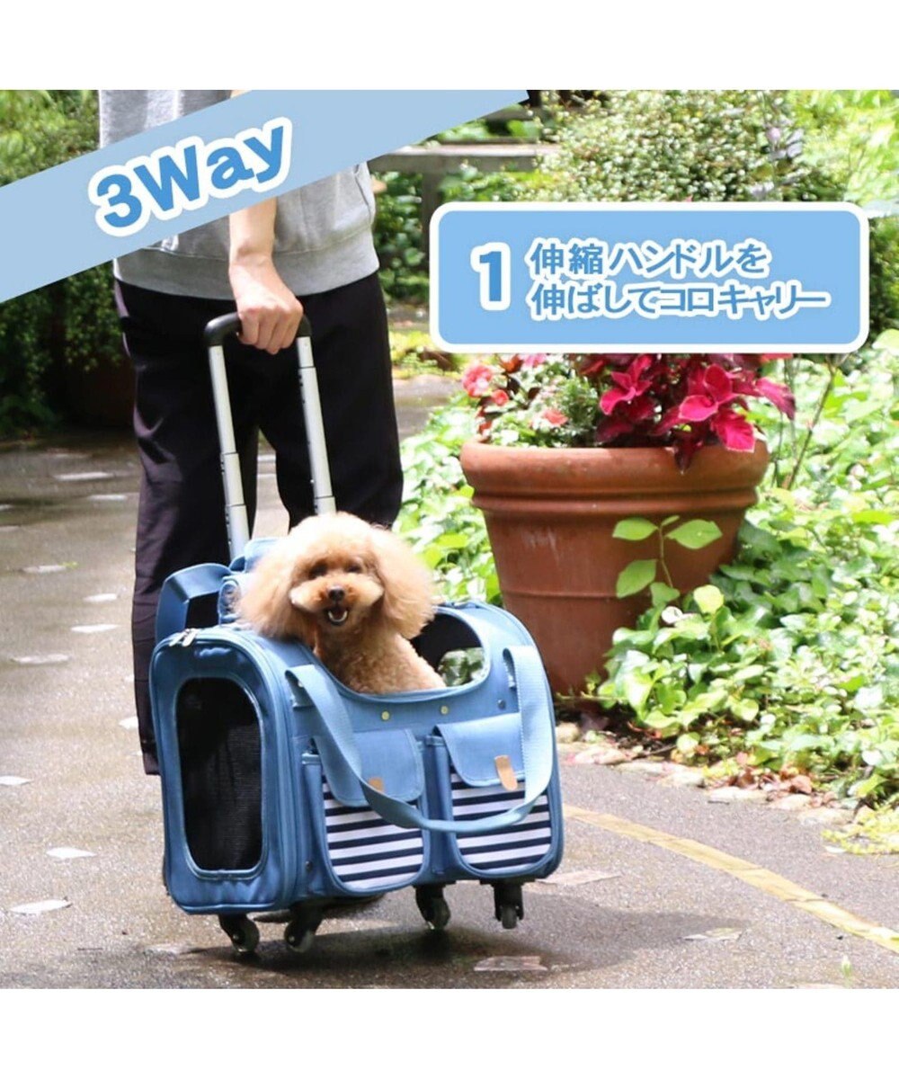 その他】 PET 👑 PARADISE ペットパラダイス キャリー 王冠柄 Lサイズ