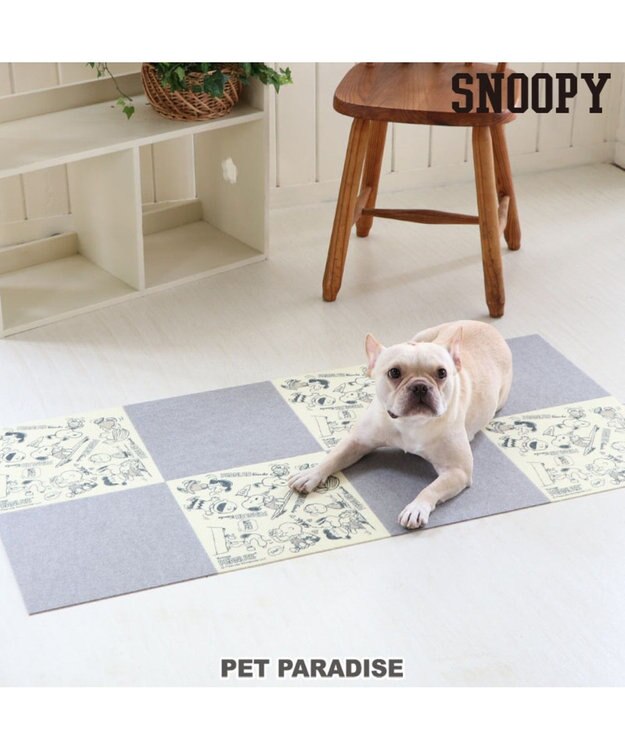 ペット用品 犬 猫 お手入れ ケア用品 ペットパラダイス おくだけズレない吸着マット スヌーピー マルチケアマット 30 30cm 8枚入り 犬 滑り止め マット犬用 吸着マット 防音 廊下 滑り止め 犬 滑らない カーペット キャラクター Pet Paradise 通販 雑貨とペット
