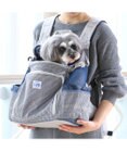 犬用品 ペットグッズ キャリーバッグ ペットパラダイス 犬 キャリー リュック Ｌｅｅ ハグ＆リュック キャリーバッグ【小型犬】 ヒッコリー キャリーバック ショルダー おしゃれ かわいい 猫