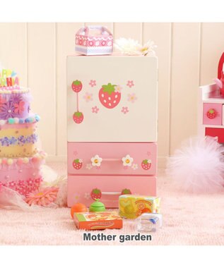 ぬくもりが感じられる木のおままごと 300個突破 マザーガーデン 木製 野いちご プチ冷蔵庫 キューティー柄 小物パーツ16点付き 木の おもちゃキッチン おままごとセット 子供 いちご 女の子 おままごとキッチン Mother Garden 通販 雑貨とペット用品の