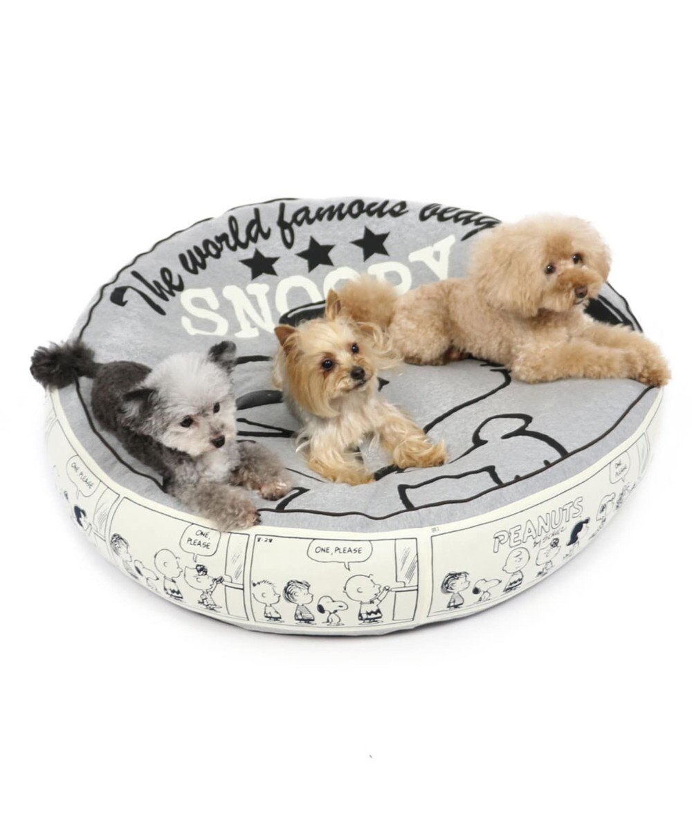 スヌーピー ペットクッションl ハッピーダンス柄 Pet Paradise 通販 雑貨とペット用品の通販サイト マザーガーデン ペットパラダイス