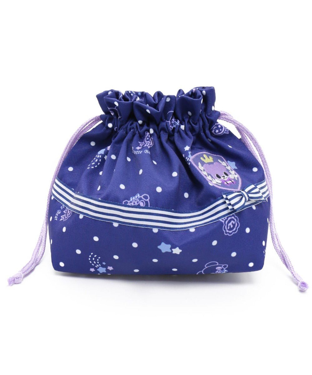 くまのロゼット 巾着袋 お弁当袋 Mother Garden 通販 雑貨とペット用品の通販サイト マザーガーデン ペットパラダイス