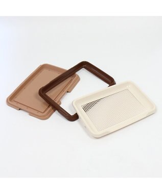 PET PARADISE ペットパラダイス 2WAYトイレトレー　 茶系