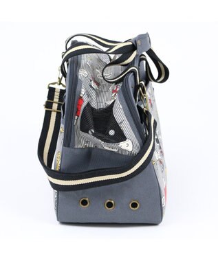 PET PARADISE スヌーピー ペットキャリーバッグM ファミリー〔小型犬〕 紺(ネイビー・インディゴ)