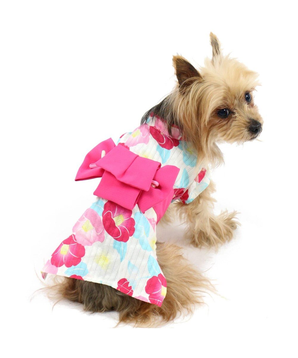 プリティブーケ 椿ゆかた 浴衣 中 大型犬 Pet Paradise 通販 雑貨とペット用品の通販サイト マザーガーデン ペットパラダイス