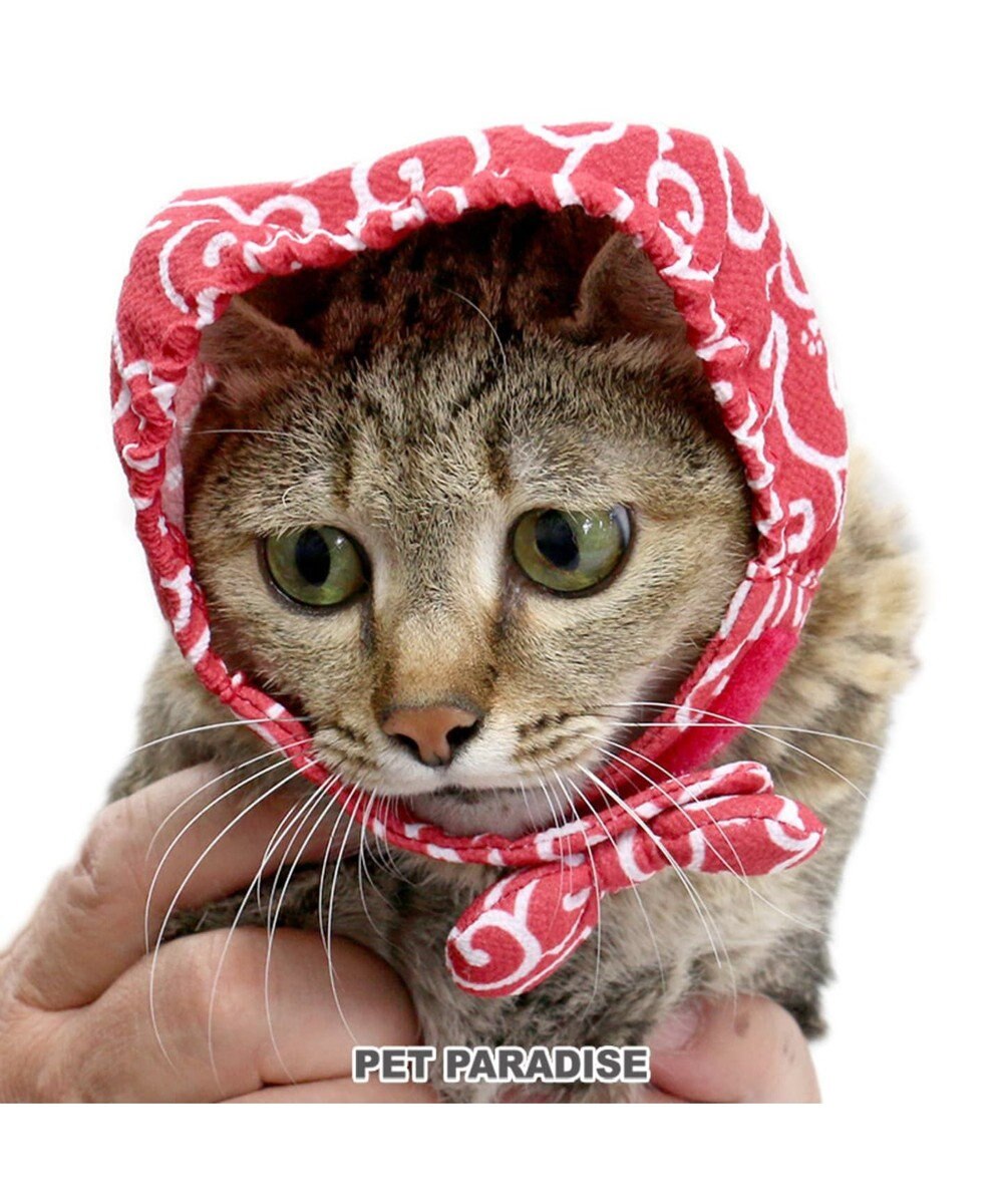 ネコネスト 猫用ほっかむり 唐草柄 フリー Pet Paradise 通販 雑貨とペット用品の通販サイト マザーガーデン ペットパラダイス