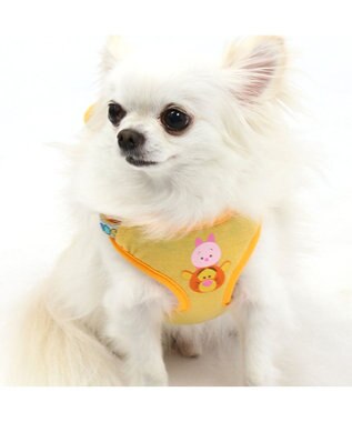 PET PARADISE ディズニー リュック付きハーネス プーさん ツムツム ペットS 黄