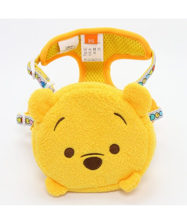 PET PARADISE ディズニー リュック付きハーネス プーさん ツムツム ペットS 黄