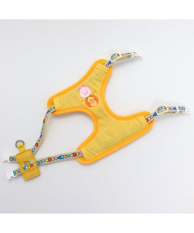 PET PARADISE ディズニー リュック付きハーネス プーさん ツムツム ペットS 黄