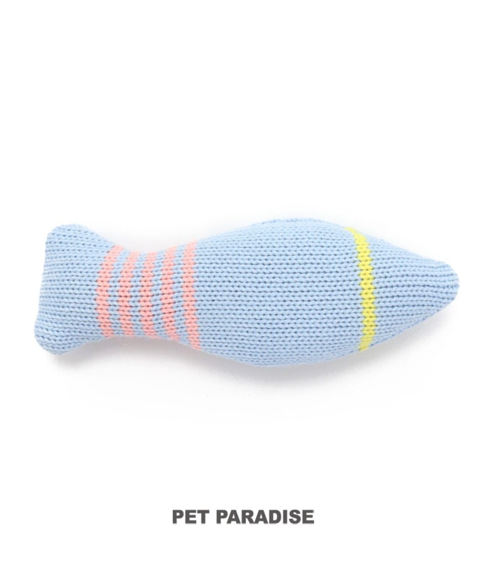 PET PARADISE ペットパラダイス 猫用おもちゃ キャットキッカー ニット ネコネスト 水色