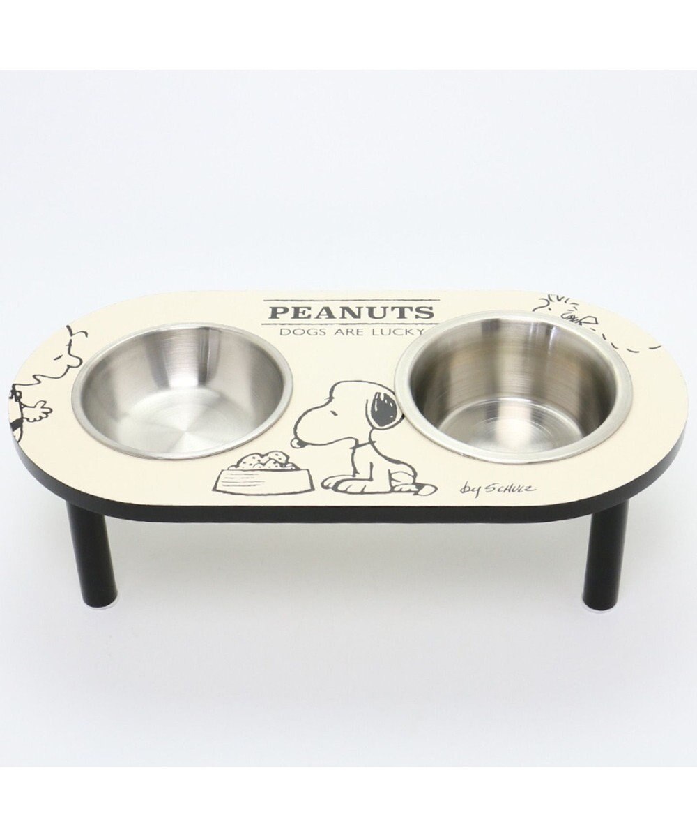 スヌーピー フードボウル 犬 フードスタンド えさ皿 モノトーン フードボウル Pet Paradise 通販 雑貨とペット用品の通販サイト マザーガーデン ペットパラダイス