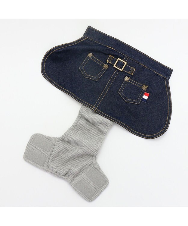 PET PARADISE ペットパラダイス マナースカート 紺[小型犬] 紺(ネイビー・インディゴ)