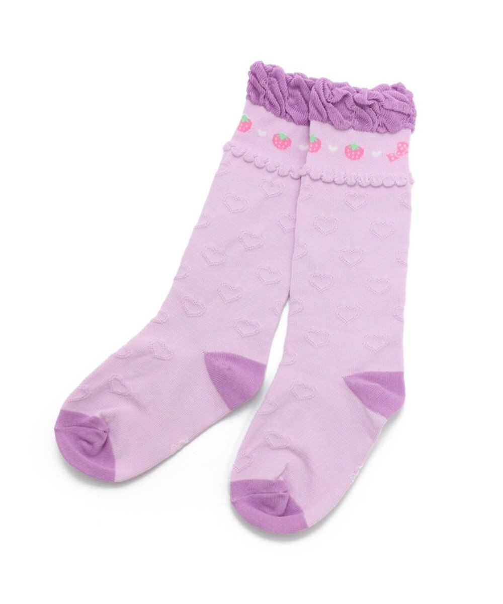 マザーガーデン 野いちごハイソックス 紫ピンク 17 cm 靴下 Mother Garden 通販 雑貨とペット用品の通販サイト マザーガーデン ペットパラダイス