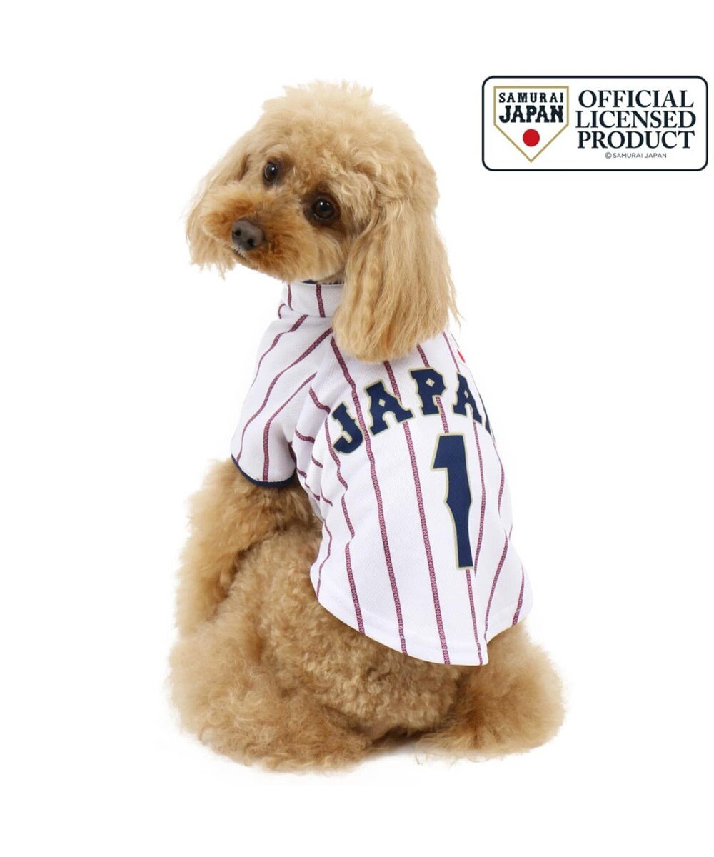 野球日本代表侍ジャパン ユニフォーム Tシャツ 白 小型犬 Pet Paradise 通販 雑貨とペット用品の通販サイト マザーガーデン ペットパラダイス