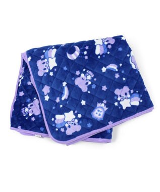 Mother garden くまのロゼット シングル 敷パッド  おやすみ柄 紫