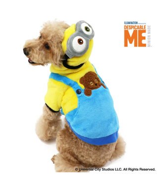 PET PARADISE ミニオン 変身なりきり服 ボブ パーカー〔小型犬〕 黄