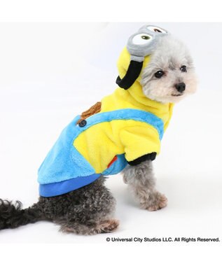 PET PARADISE ミニオン 変身なりきり服 ボブ パーカー〔小型犬〕 黄