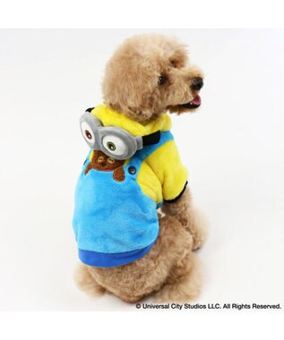 PET PARADISE ミニオン 変身なりきり服 ボブ パーカー〔小型犬〕 黄