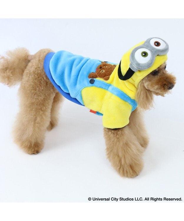 PET PARADISE ミニオン 変身なりきり服 ボブ パーカー〔小型犬〕 黄