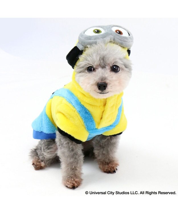 PET PARADISE ミニオン 変身なりきり服 ボブ パーカー〔小型犬〕 黄