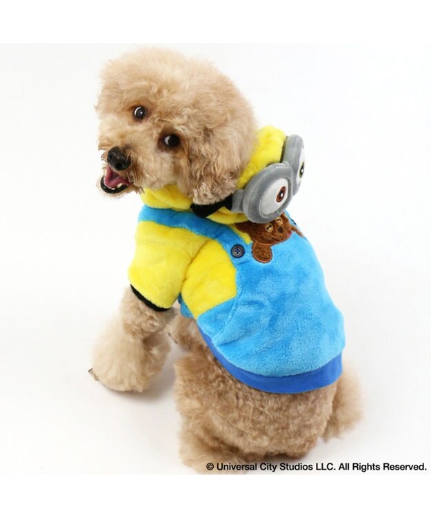 PET PARADISE ミニオン 変身なりきり服 ボブ パーカー〔小型犬〕 黄