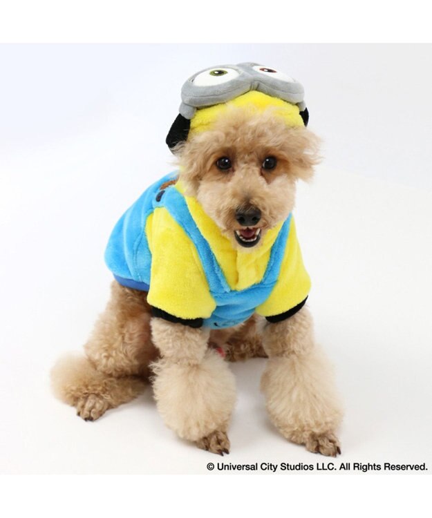 PET PARADISE ミニオン 変身なりきり服 ボブ パーカー〔小型犬〕 黄