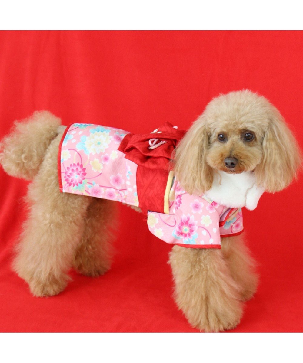 ペットパラダイス 着物 ピンク 小型犬 新年 年賀状 七五三 Pet Paradise 通販 雑貨とペット用品の通販サイト マザーガーデン ペットパラダイス