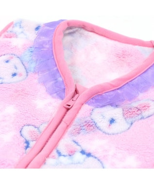 Mother garden マザーガーデン うさもも もこふわ キッズスリーパー S/M サイズ 女の子 着 ピンク(淡)