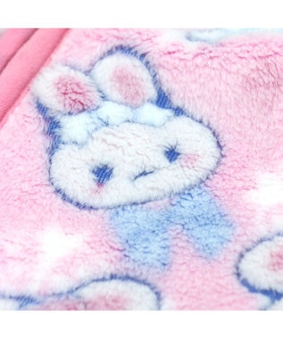 Mother garden マザーガーデン うさもも もこふわ キッズスリーパー S/M サイズ 女の子 着 ピンク(淡)