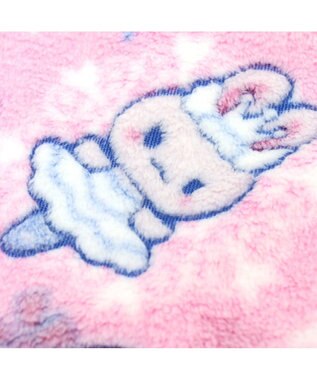 Mother garden マザーガーデン うさもも もこふわ キッズガウン 《バレエ柄》 S/M 着る毛 ピンク（淡）