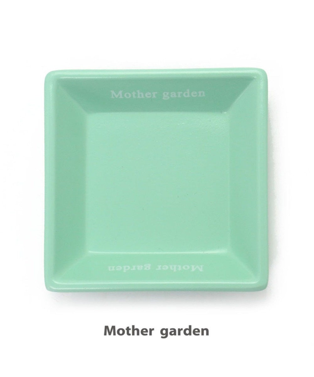 Mother garden マザーガーデン 木製 ままごと おままごと 食器 《角皿・ミント》 0