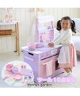 マザーガーデン　キッチンセット　リサとガスパール　おままごと Amazon | マザーガーデン おままごと キッチン 木製 デラックス
