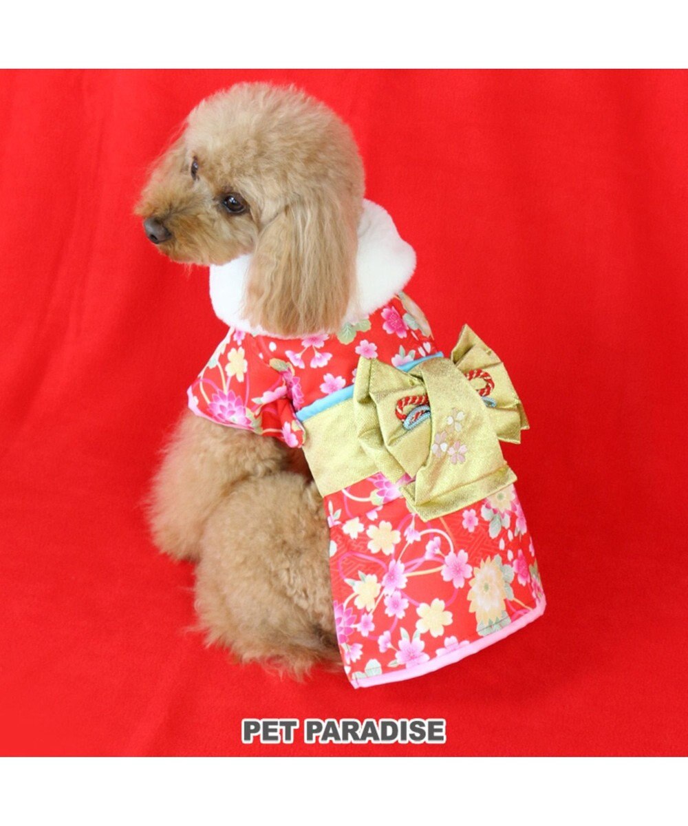 ペットパラダイス 着物 赤 小型犬 お正月 新年 子年 年賀状 Pet Paradise 通販 雑貨とペット用品の通販サイト マザーガーデン ペットパラダイス