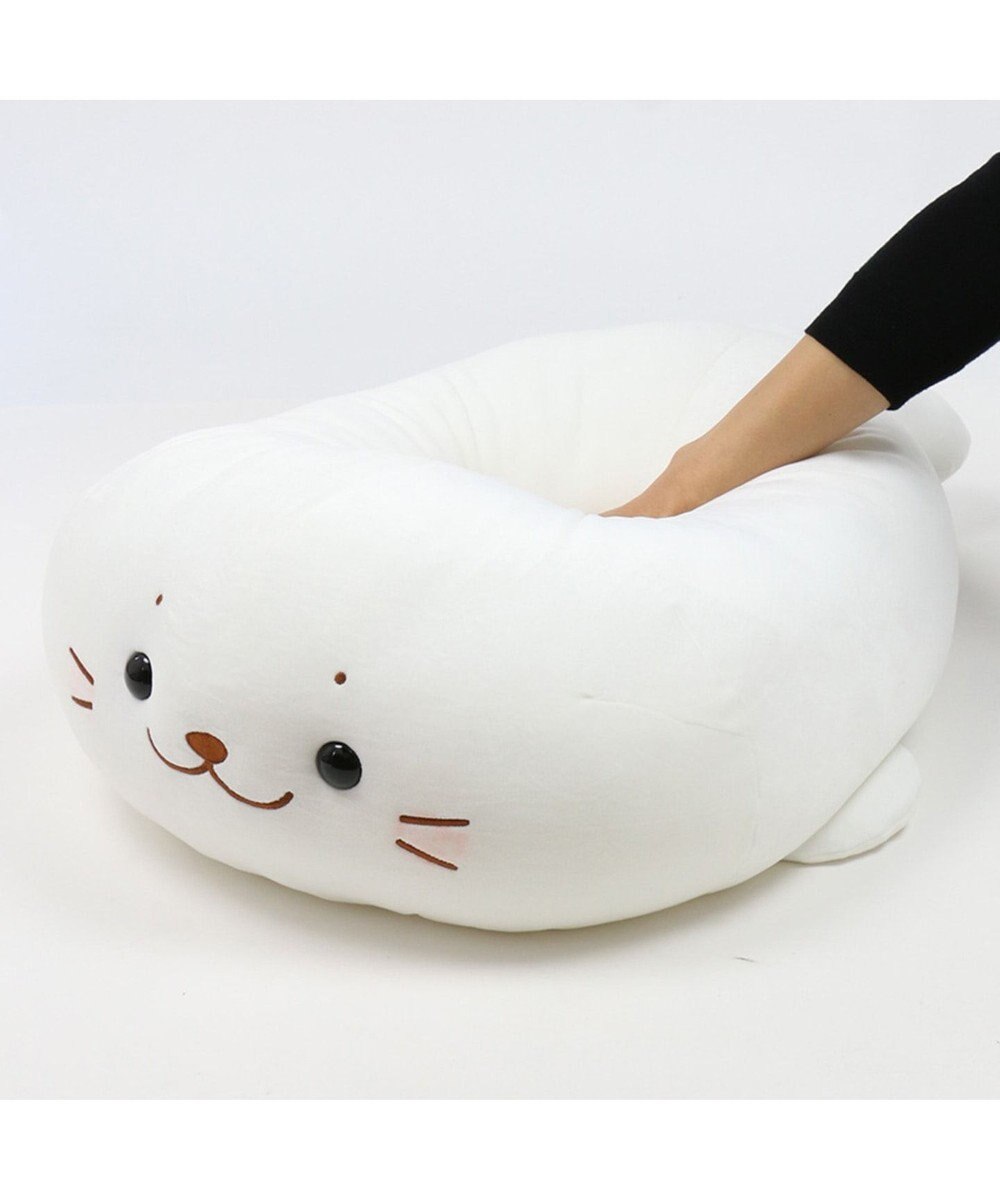 6月限定お会計時送料分660円off対象 しろたん ふわもち 抱き枕 大 85cm マシュマロ しろたん 85センチ あざらし アザラシ 大きい かわいい ぬいぐるみ おおきい 特大 抱きまくら 抱きぐるみ マザーガーデン 癒し プレゼント Mother Garden 通販 雑貨とペット用品の
