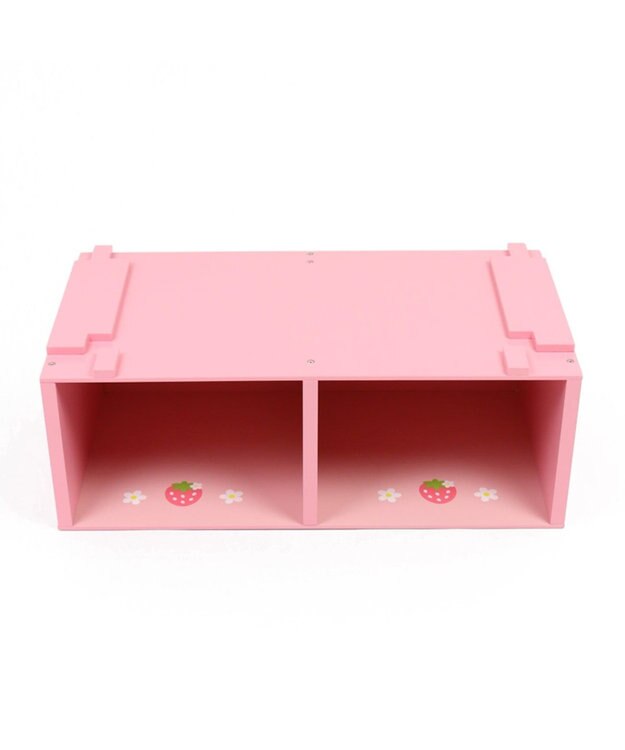 Mother garden マザーガーデン 木製 ままごと 野いちご システムグリルキッチン《赤色》＋高さUP台　2点セット おままごと キッチン コンパクト おもちゃ お誕生日 プレゼント 子供の日 赤