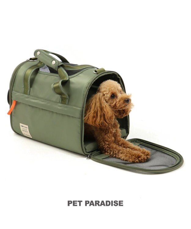 ペットパラダイス ペットキャリーバッグm カーキ 折畳 小型犬 Pet Paradise 通販 雑貨とペット用品の通販サイト マザーガーデン ペットパラダイス