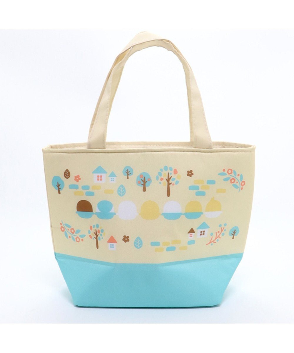 Mother garden こぴよフレンズ 保冷ランチ トートバック 《リーフ柄》 保冷バック 