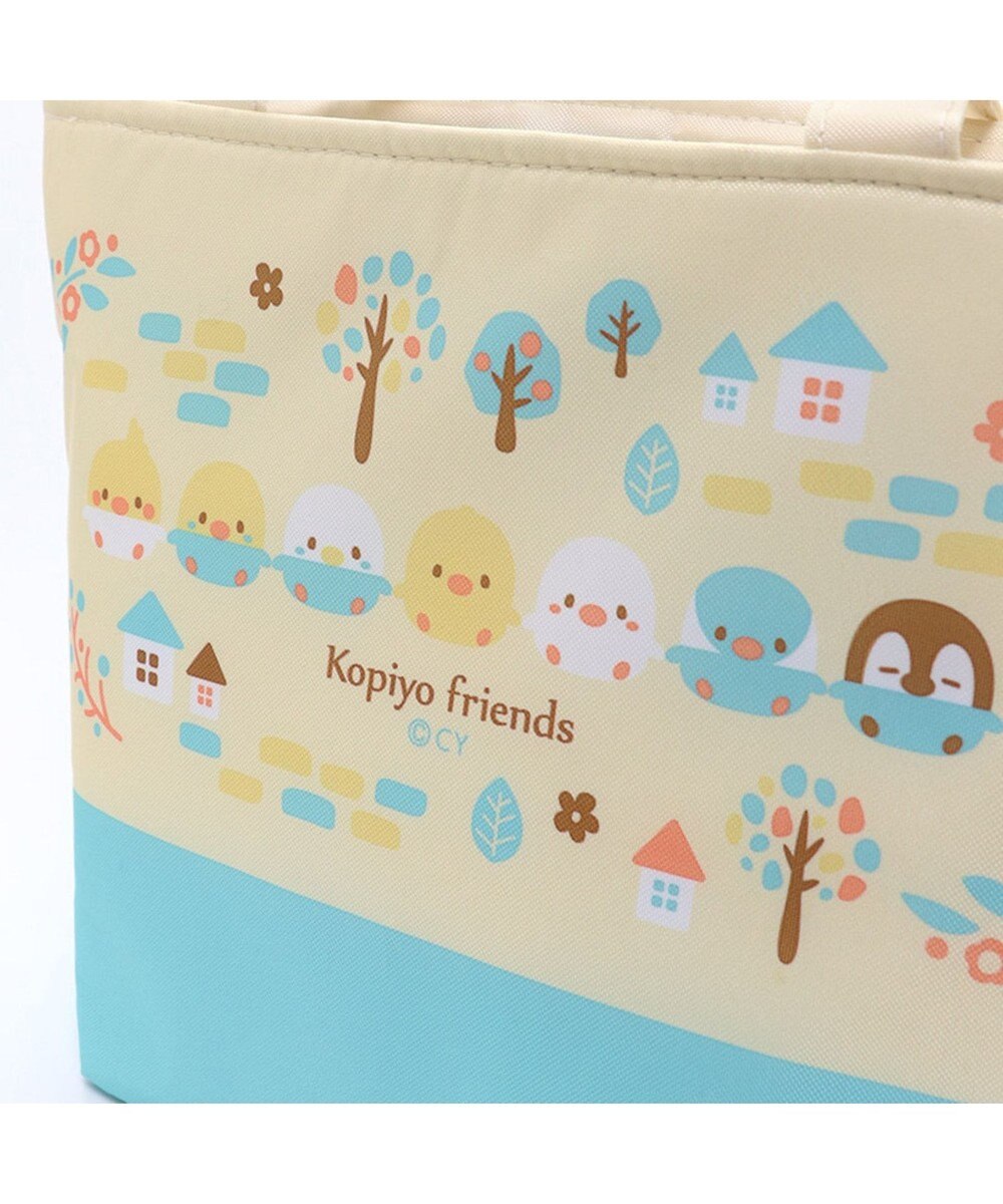 Mother garden こぴよフレンズ 保冷ランチ トートバック 《リーフ柄》 保冷バック 