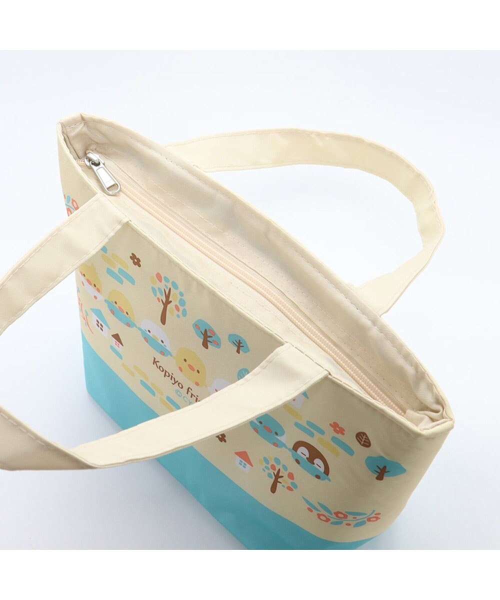 Mother garden こぴよフレンズ 保冷ランチ トートバック 《リーフ柄》 保冷バック 