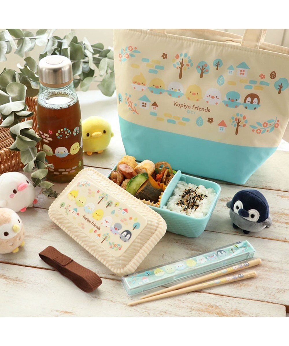 Mother garden こぴよフレンズ 保冷ランチ トートバック 《リーフ柄》 保冷バック 