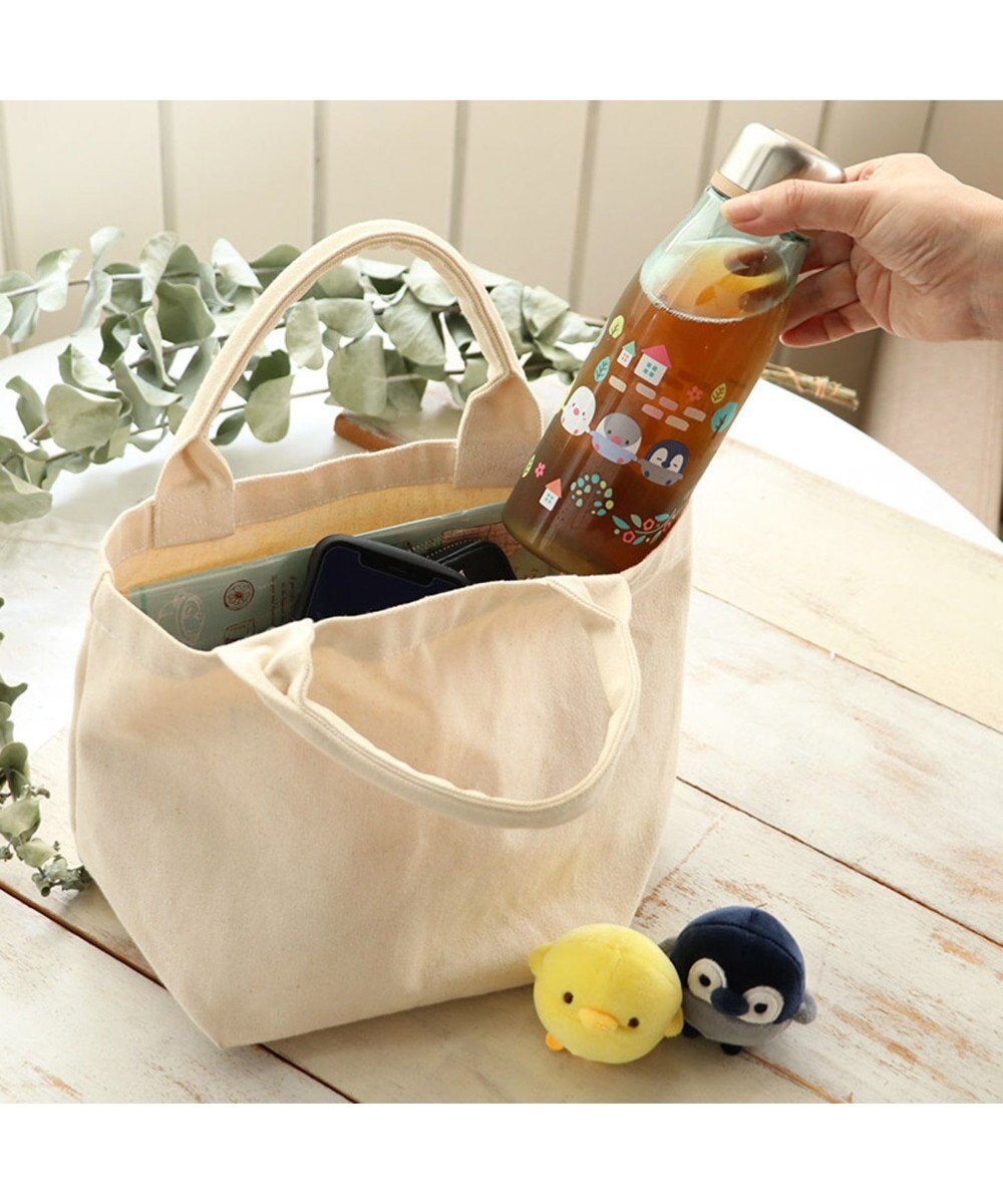 Mother garden こぴよフレンズ 保冷ランチ トートバック 《リーフ柄》 保冷バック 