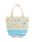 Mother garden こぴよフレンズ 保冷ランチ トートバック 《リーフ柄》 保冷バック