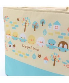 Mother garden こぴよフレンズ 保冷ランチ トートバック 《リーフ柄》 保冷バック