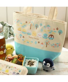 Mother garden こぴよフレンズ 保冷ランチ トートバック 《リーフ柄》 保冷バック