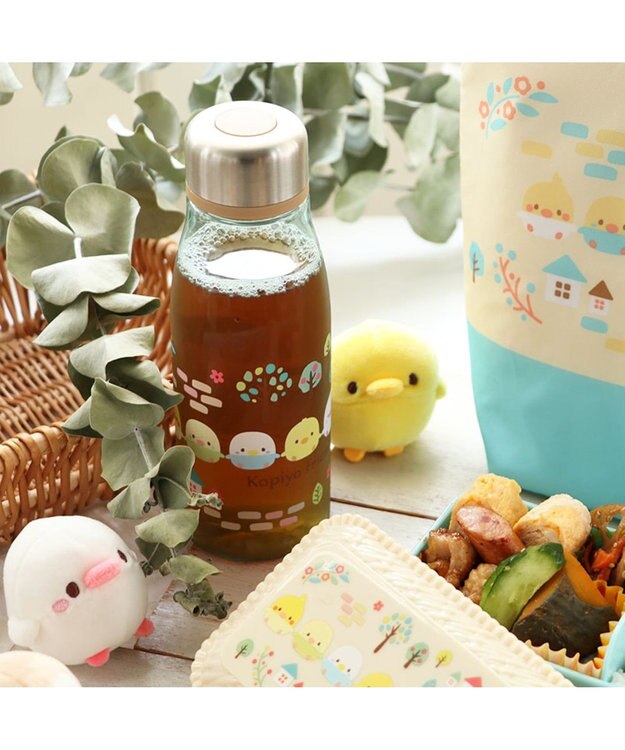 Mother garden こぴよフレンズ 保冷ランチ トートバック 《リーフ柄》 保冷バック 0