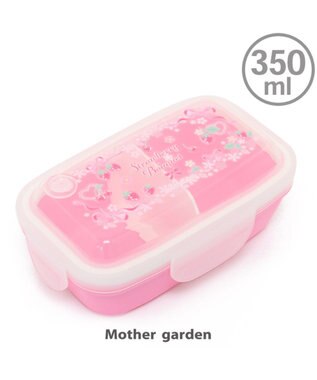 マザーガーデン 野いちご 1段お弁当箱 4点ロックドーム型 リボン柄 日 Mother Garden 通販 雑貨とペット用品の通販サイト マザーガーデン ペットパラダイス