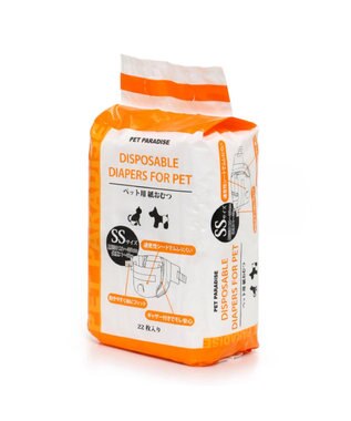 PET PARADISE ペットパラダイス 犬 猫用 犬猫用 ペット用紙おむつSS〔超小型犬〕 青