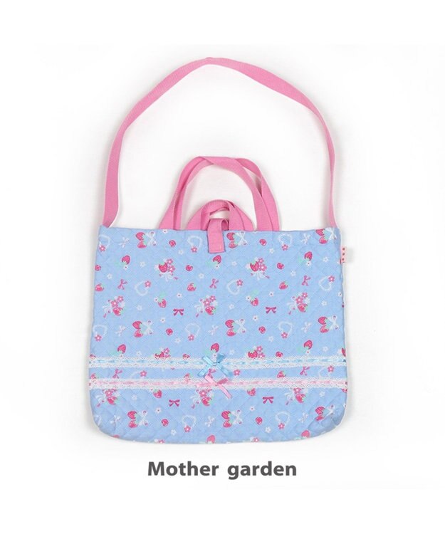 マザーガーデン 野いちご ブーケ柄 キルトレッスンバック 手提げ袋 Mother Garden 通販 雑貨とペット用品の通販サイト マザーガーデン ペットパラダイス