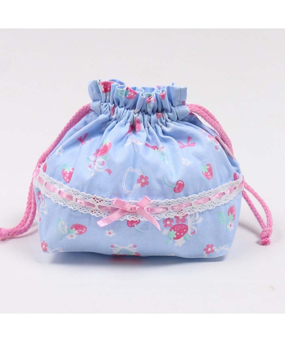 マザーガーデン 野いちご ブーケ柄 ランチ巾着 お弁当袋 ランチ袋 Mother Garden 通販 雑貨とペット用品の通販サイト マザーガーデン ペットパラダイス